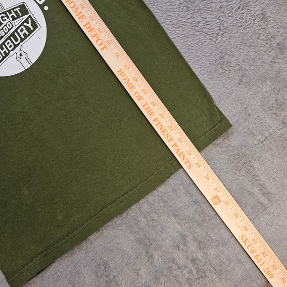 American Apparel Kids San Francisco Haight Ashbury Graphic Tee Olive Green L - Picture 3 of 6